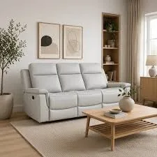 Sanders Leather Power Sofa