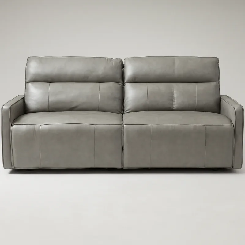 Keira Leather Power Sofa
