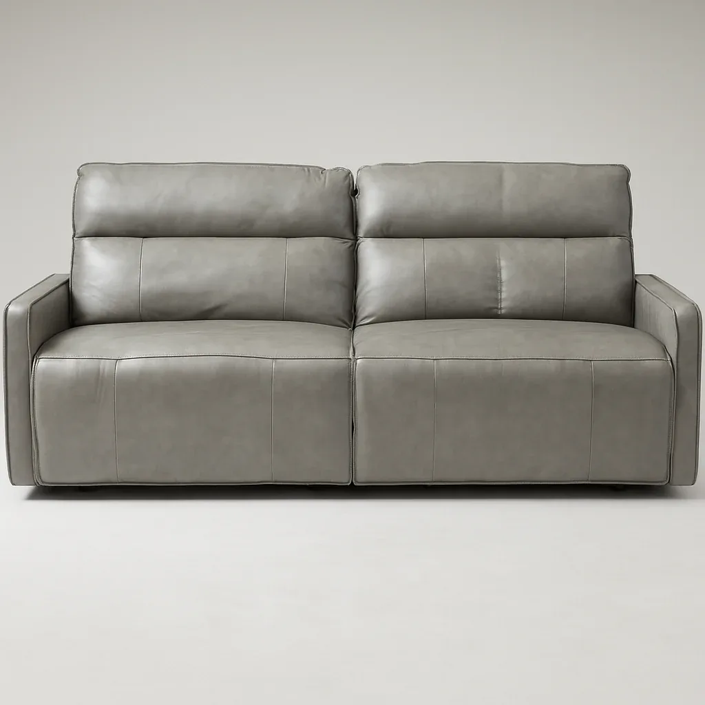 Keira Leather Power Sofa